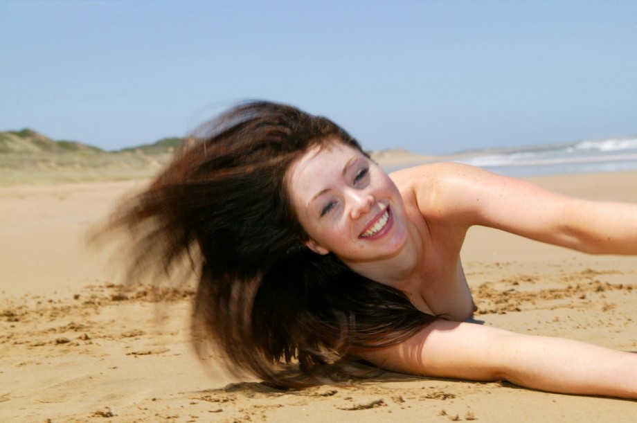 Carmen - posing on the beach - part 1