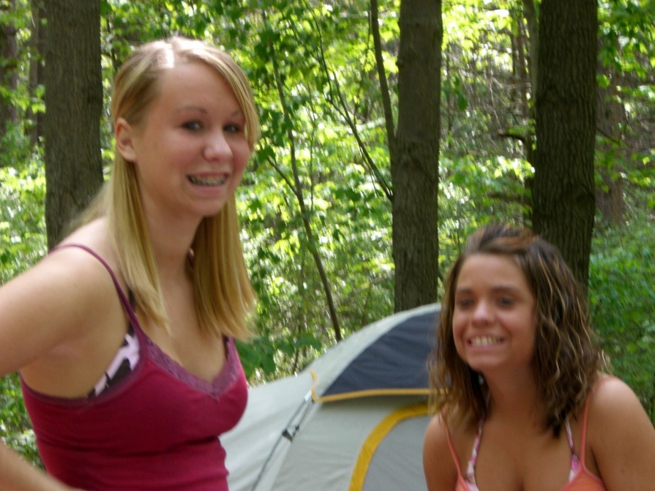 Camping girls