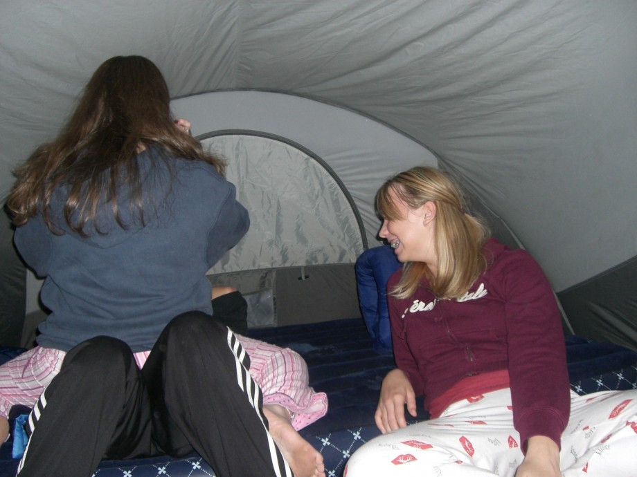 Camping girls