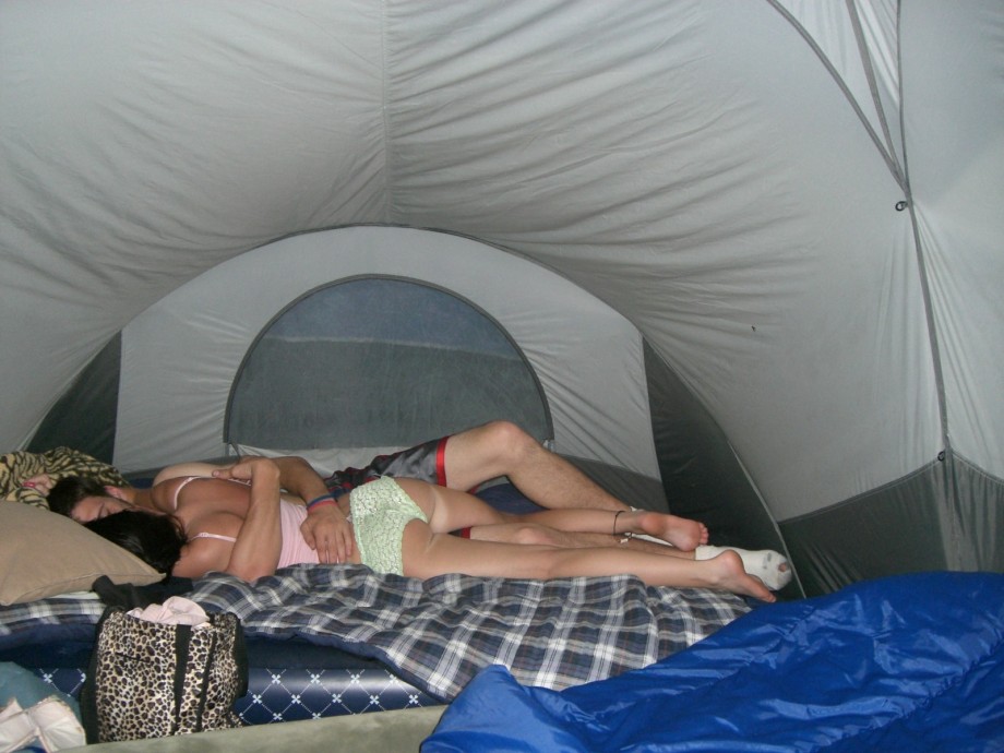 Camping girls