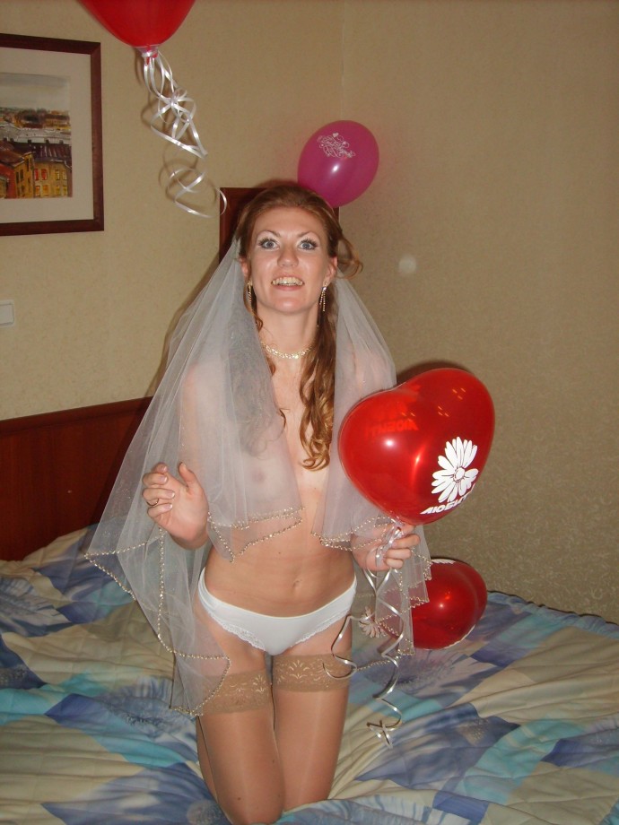 Just married - naked bride