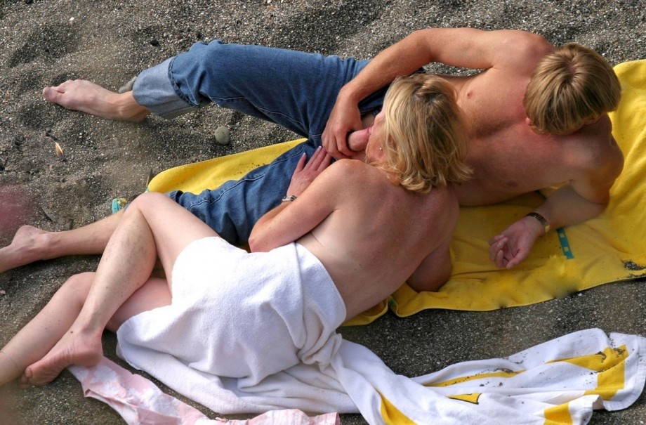 Couples on the beach