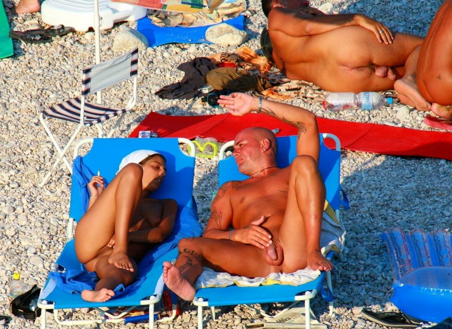 Couples on the beach