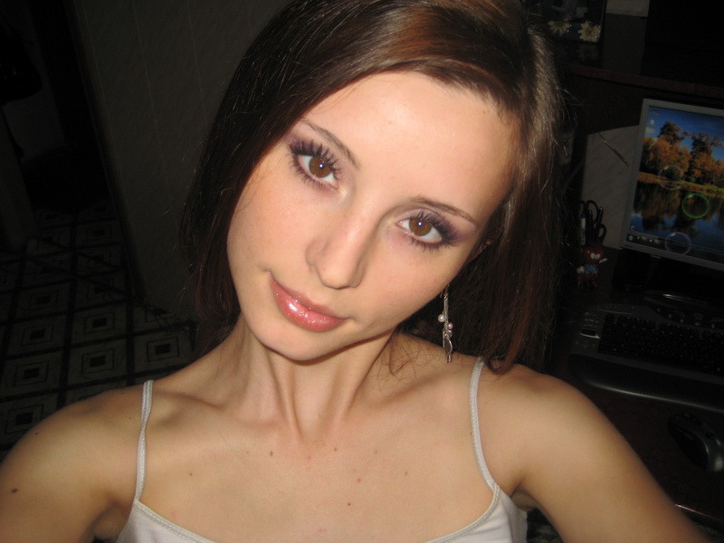 Skinny czech brunette with beautiful eyes serie 17