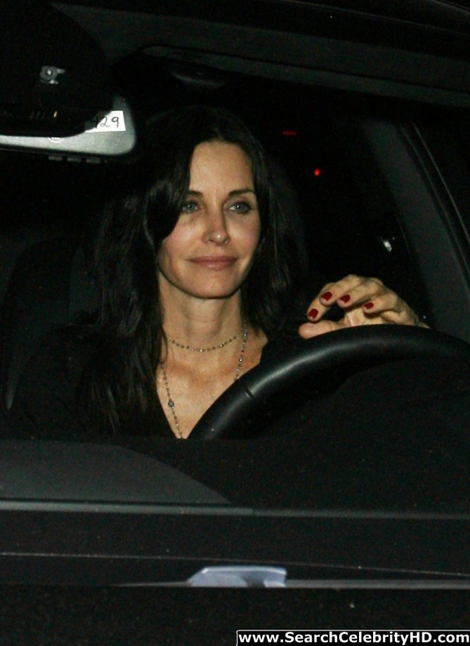 Courteney cox sheer panty upskirt