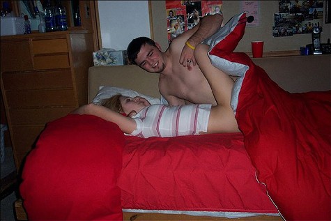 Fucking college dorm room teens