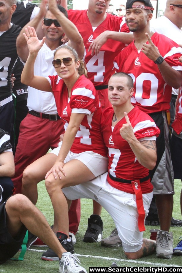 Jennifer lopez – charity football game in puerto rico