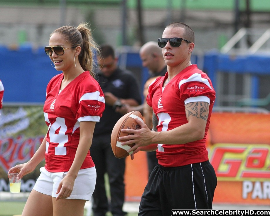 Jennifer lopez – charity football game in puerto rico