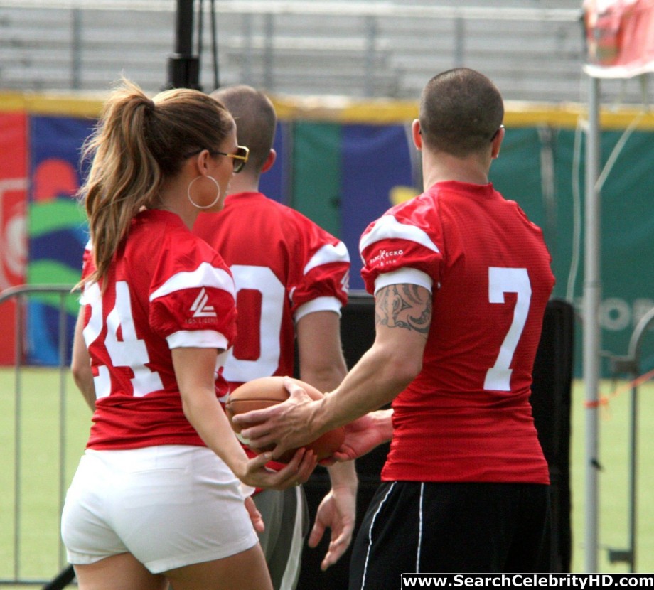 Jennifer lopez – charity football game in puerto rico