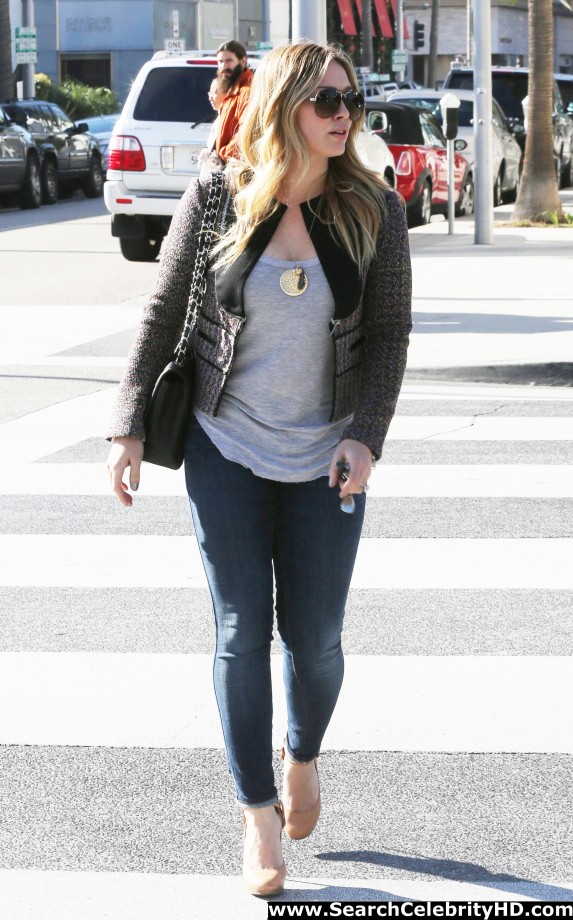 Hilary duff - out and about shopping candids in beverly hills - celebrity