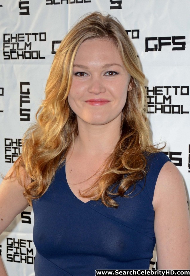 Julia stiles see-thru dress at ghetto film school annual benefit gala - celebrity