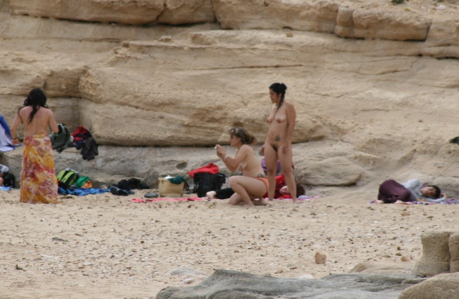 Amateur girls on beach 22