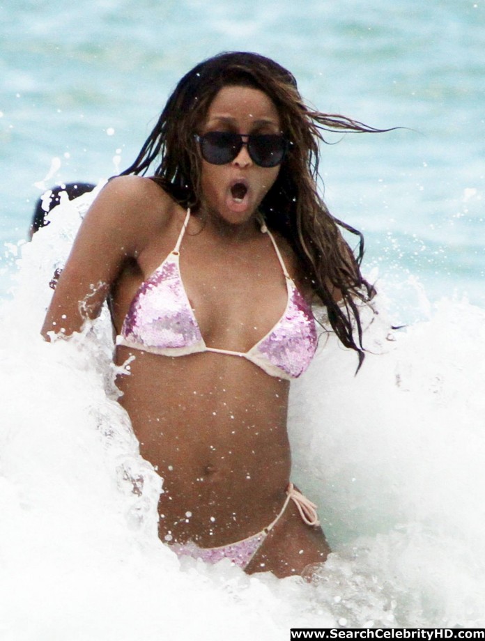 Ciara - bikini candids in miami - celebrity