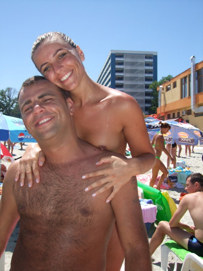 Romanian girl on the beach