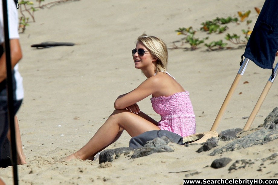 Julianne hough - bikini candids in st. barthelemy - celebrity