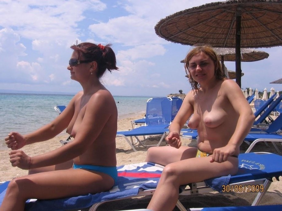 Tits on the beach