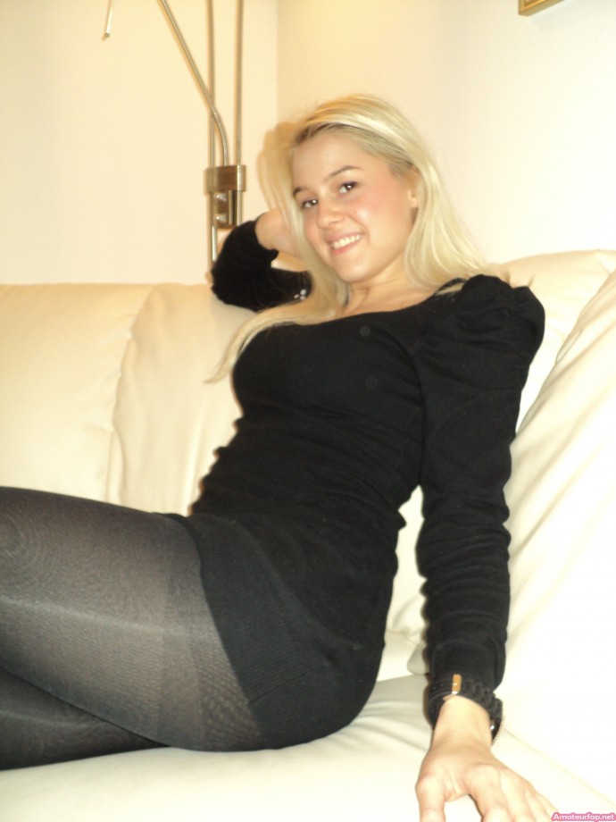 Sexy blonde lady  jenny  has a big ass