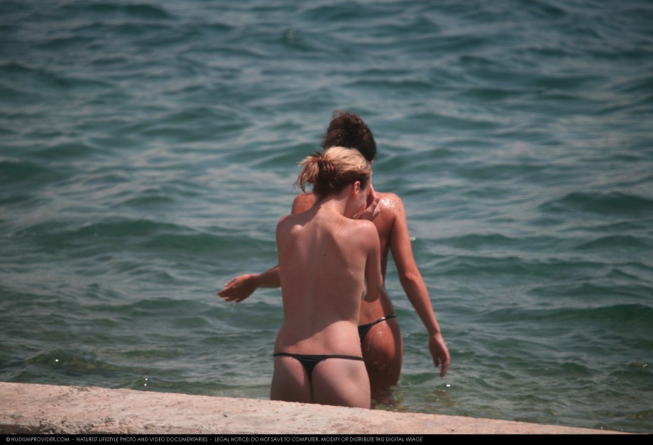 Topless girls on the beach - 104