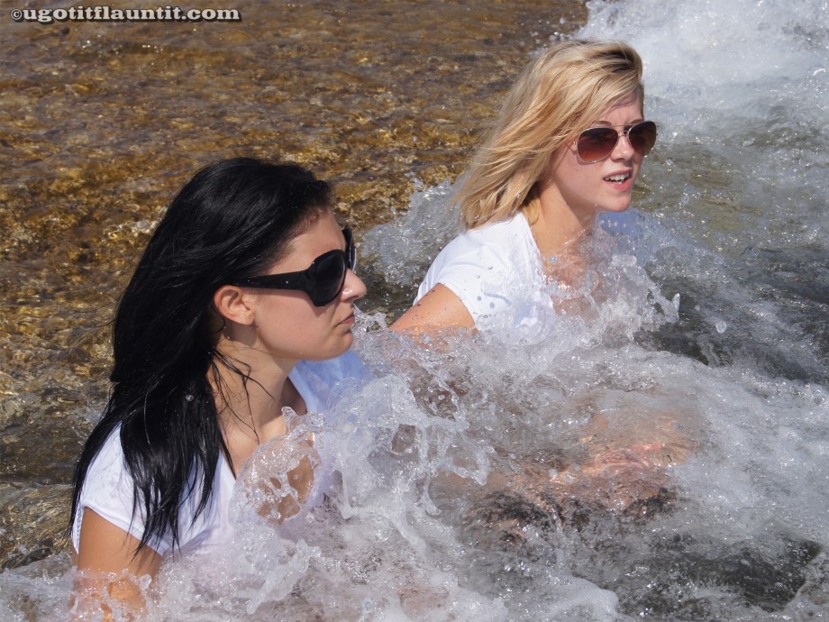 Beach - clara and leah 1