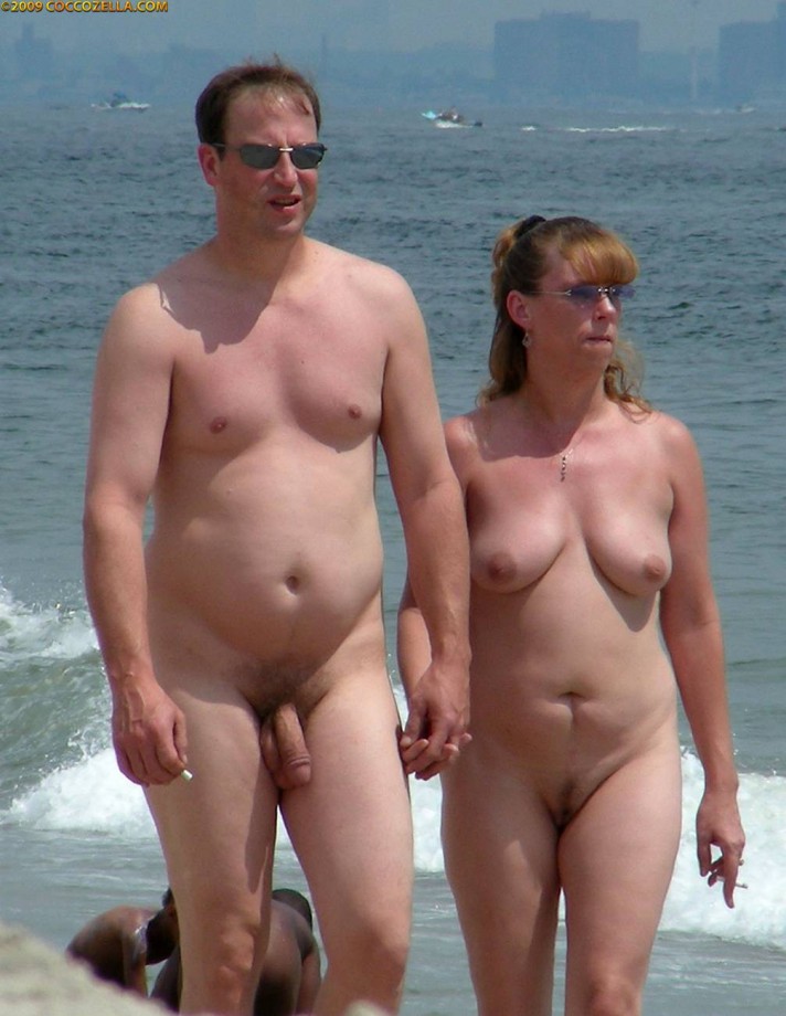 Nude couples on the beach - 1