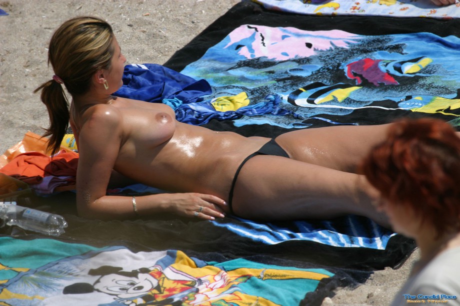 Topless girls on the beach - 274