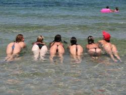 5 amateur teens - naked at the beach 3/17