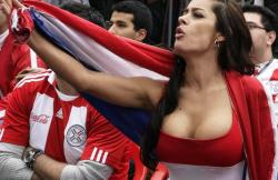 Paraguay  football fan larissa riquelme 8/14