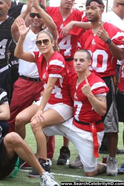 Jennifer lopez – charity football game in puerto rico(13 pics)