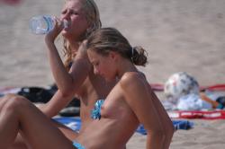 Topless girls on the beach - 275 - young tits 40/51