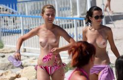 Topless girls on the beach - 275 - young tits 49/51